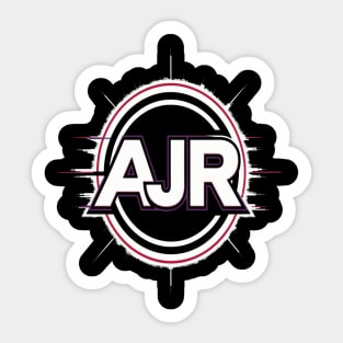 Glitch Effect AJR Sticker